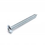 Flange Head Pozi Self Tapping Screw Type AB Zinc Plated BS4174