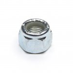 Steel Nylon Inserted Self Locking Nut P Type UNF Grade A Zinc Plated