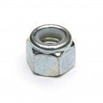 Steel Nylon Inserted Self Locking Nut P Type UNC Grade A Zinc Plated