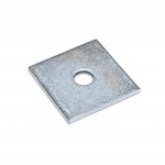 Steel Square Plate Washer Zinc Plated BS3410