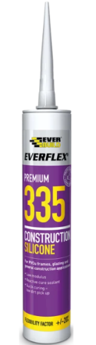 Everbuild Everflex Construction Silicone Sealant 335 295ml