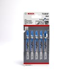 Bosch Jigsaw Blades for Perspex & Metal (5 Pack)