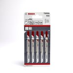 Bosch Jigsaw Blades for Perspex & Metal (5 Pack)