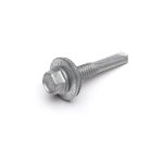 Steel Hexagon Heavy Section Self Drilling Tek Screw c/w 16mm Washer