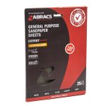 Abracs Aluminium Oxide Paper Sheet (25 Pack)