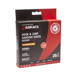 Abracs Hook & Loop Velcro Sanding Disc (25 Pack)