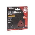 Abracs Hook & Loop Velcro Delta Triangle Sanding Disc (5 Pack)