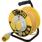 Masterplug Cable Reel 2-Socket 25mtr 110v 16A