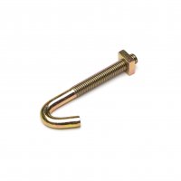 Mild Steel Hook Bolts & Nut Zinc & Yellow