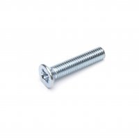 Mild Steel Countersunk Pozi Machine Screw Zinc Plated DIN965