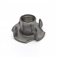 Steel 4 Pronged Tee Nut Self Colour