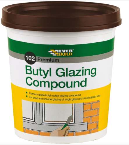 Everbuild Butyl Glazing Compound 102 2kg