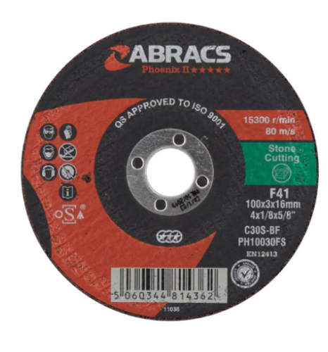 Abracs Cutting Disc for Stone Flat