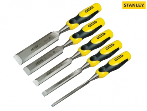 Stanley DYNAGRIP? Bevel Edge Chisel Set 6 12 18 25 &32mm