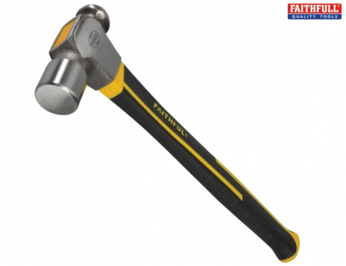 Faithfull FAIBPH Ball Pein Hammer, Fibreglass Shaft