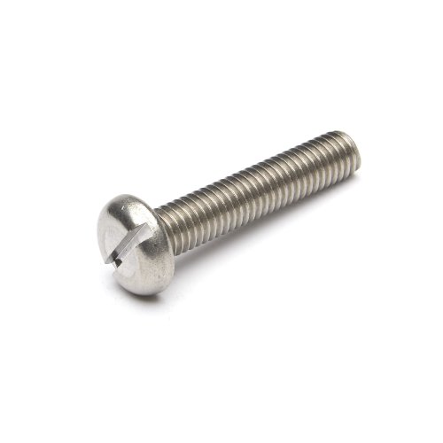 Stainless Steel Pan Head Slotted Machine Screw Grade A4 DIN85