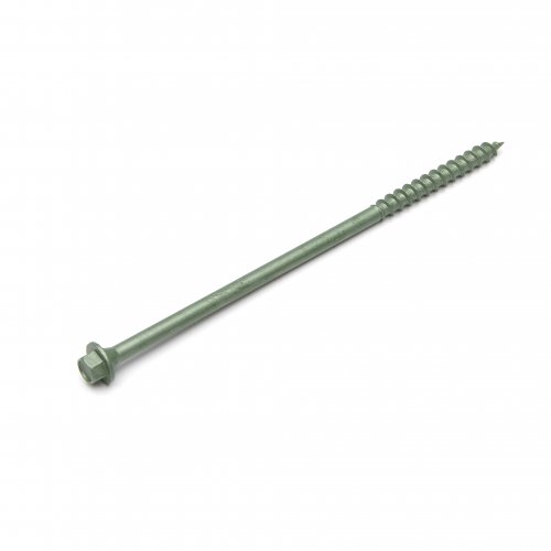 Hexagon Timber Screw Green Coated