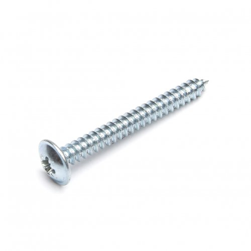 Flange Head Pozi Self Tapping Screw Type AB Zinc Plated BS4174